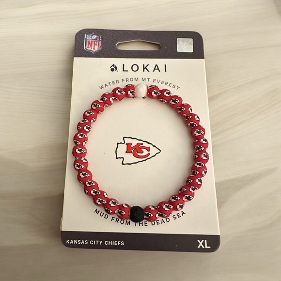 LOKAI Kansas City Chiefs XL Unisex Bracelet NWT - Picture 8 of 13